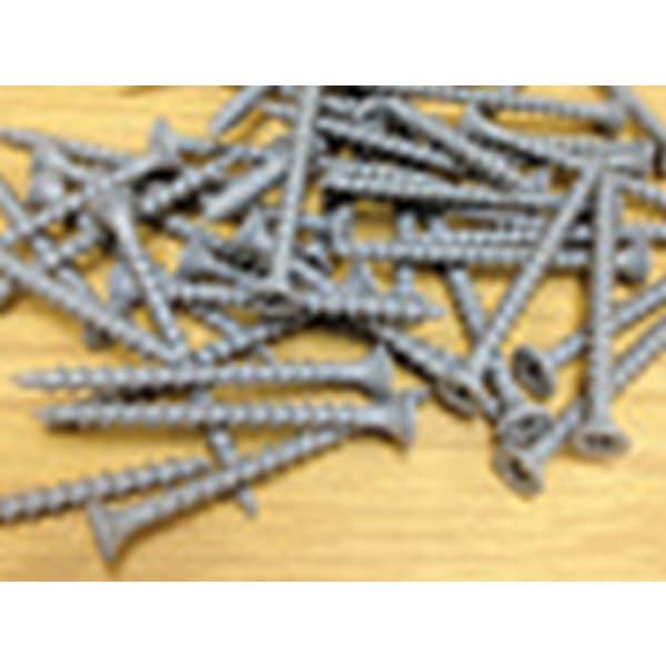 Wood Screw, Exterior, Coarse Thread, 6 x 1-5/8